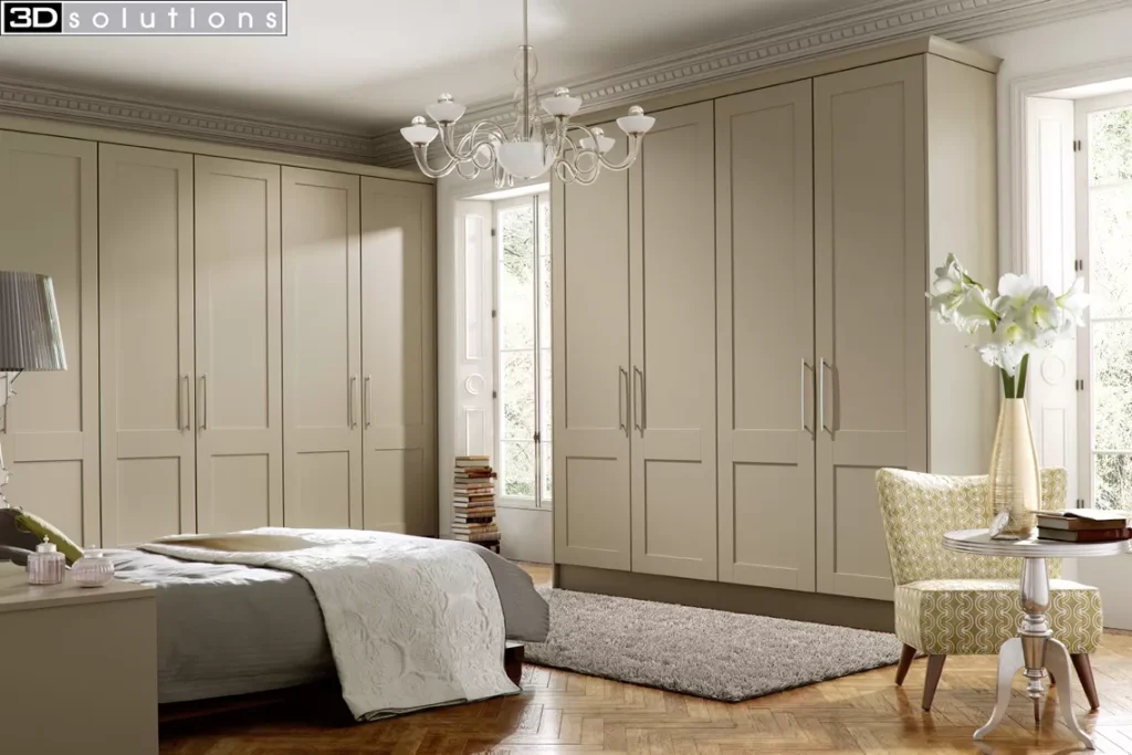 shaker built on wardrobes